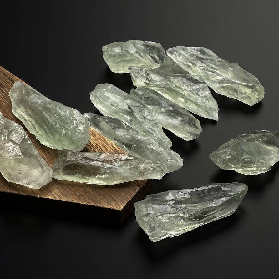 Prasiolite (Green Amethyst) Rough