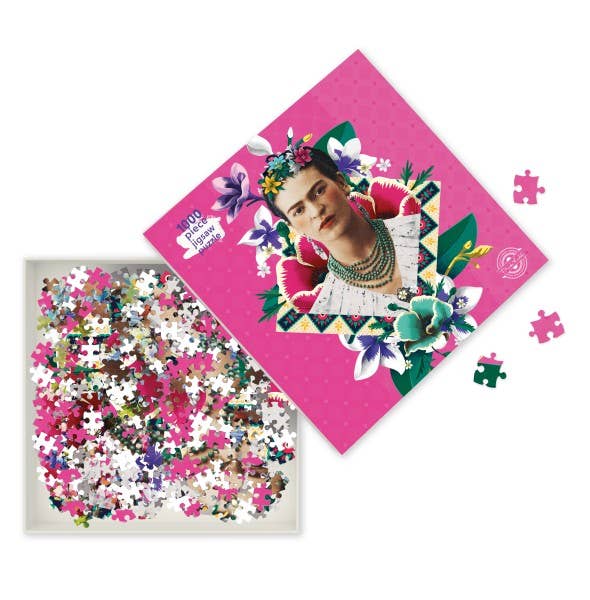Frida Kahlo: Pink 1000 Piece Jigsaw Puzzle