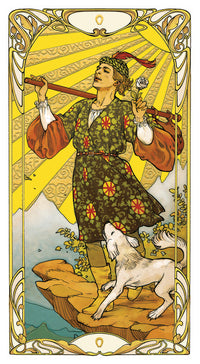 Golden Art Nouveau Tarot (Major Arcana)