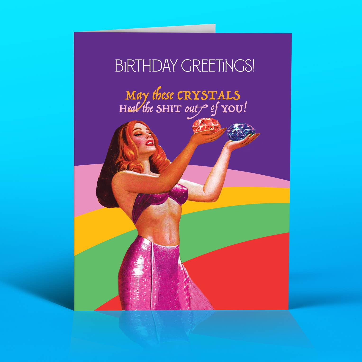 CRYSTAL HEAL birthday card