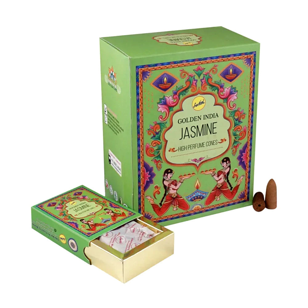 Golden India Incense Backflow Cones
