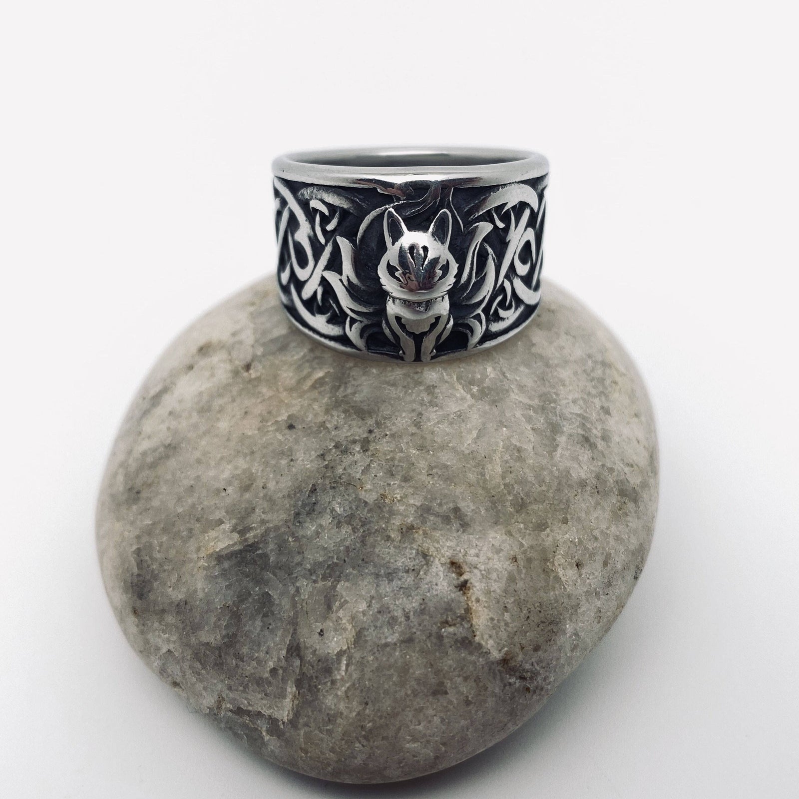 Warrior Fox Stainless Steel Ring