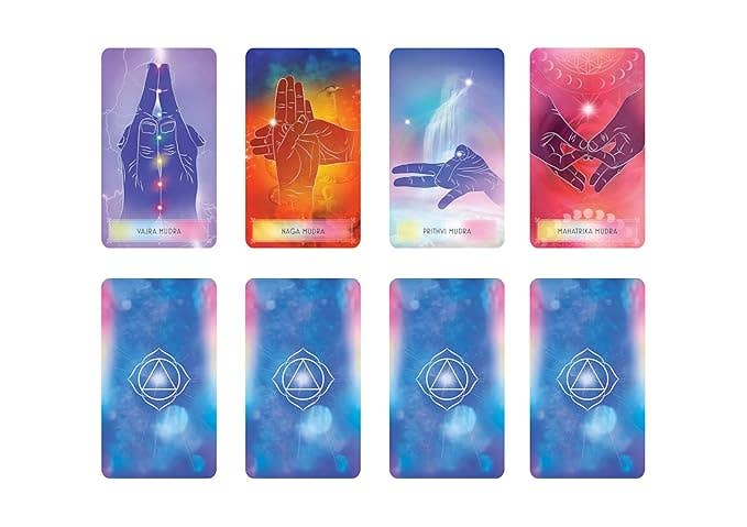 Yoga Mudra Oracle Book & Card Deck: Includes 44 Cards