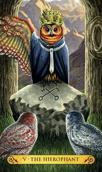 Tarot of the Owls - mini deck