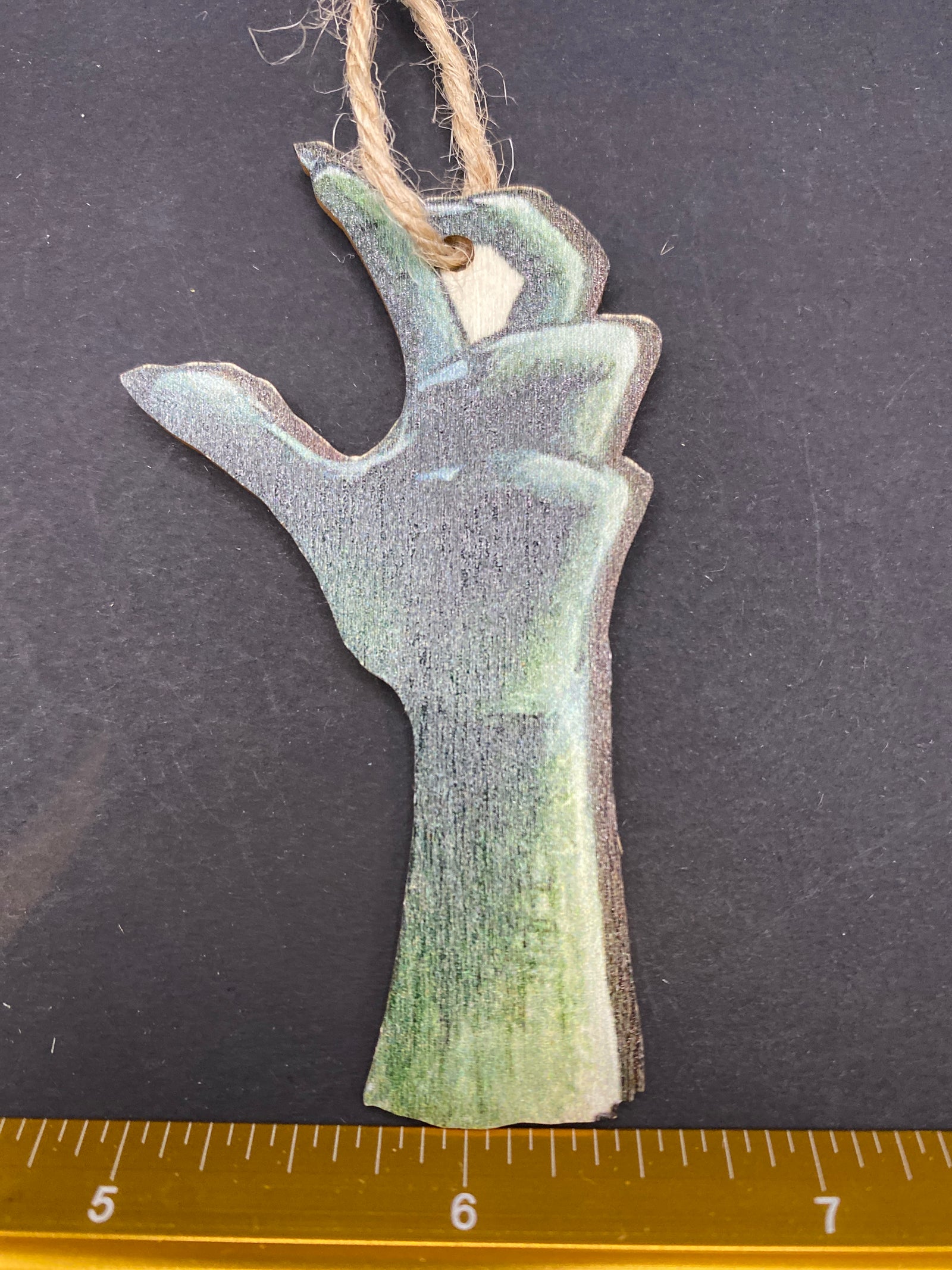 Witchy Wooden Ornament