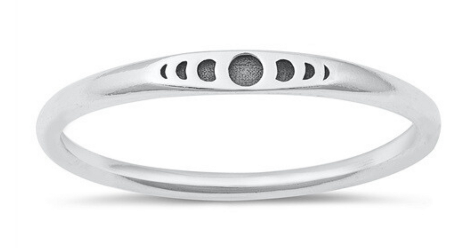 Tiny Moon Phases Ring