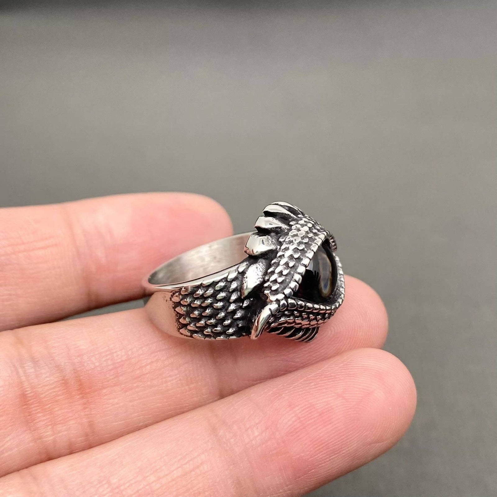 Dragon's Eye Stainless Steel Ring