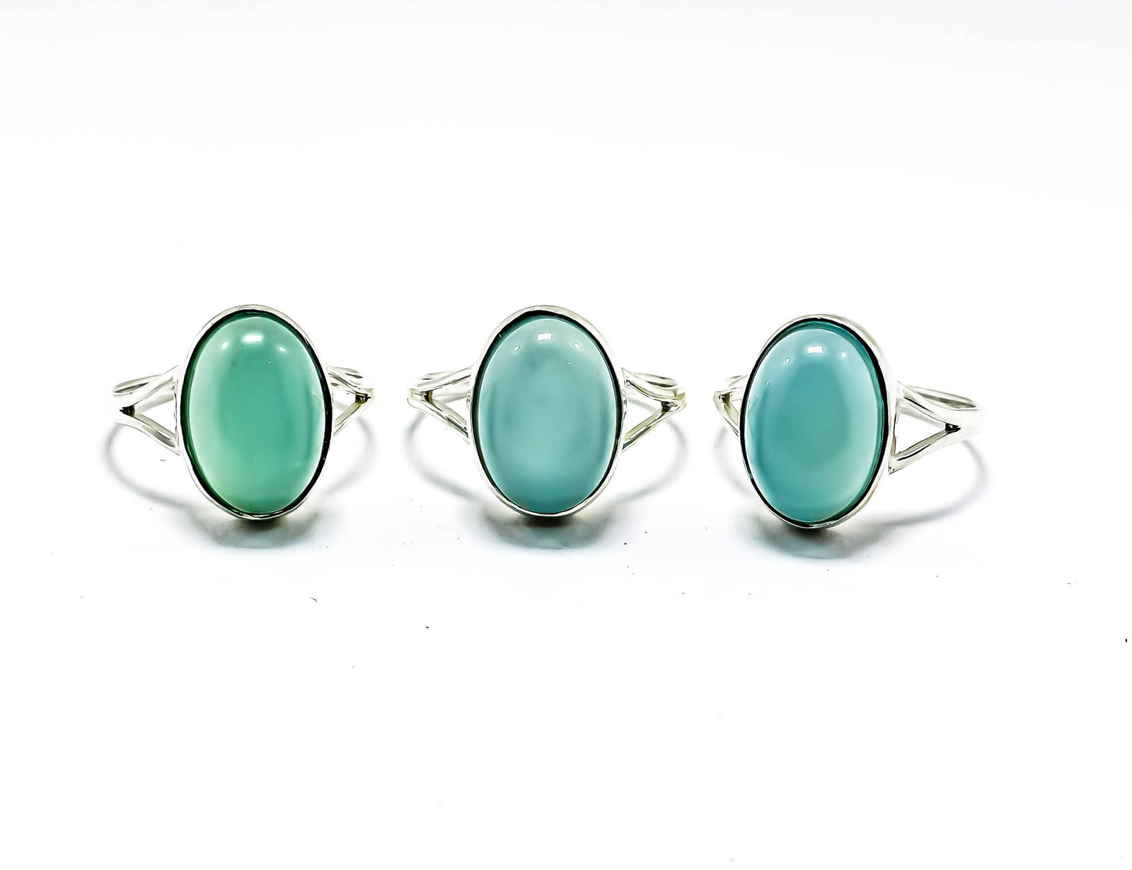 Chalcedony Ring Sterling Silver 925