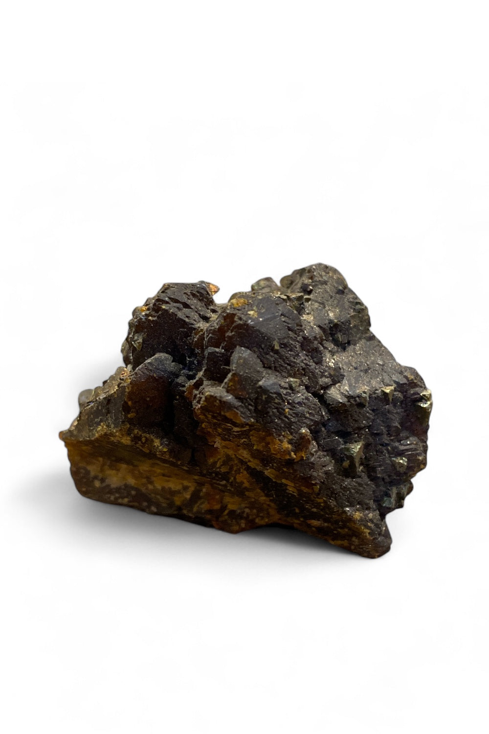 Sphalerite and Chalcopyrite in White Box