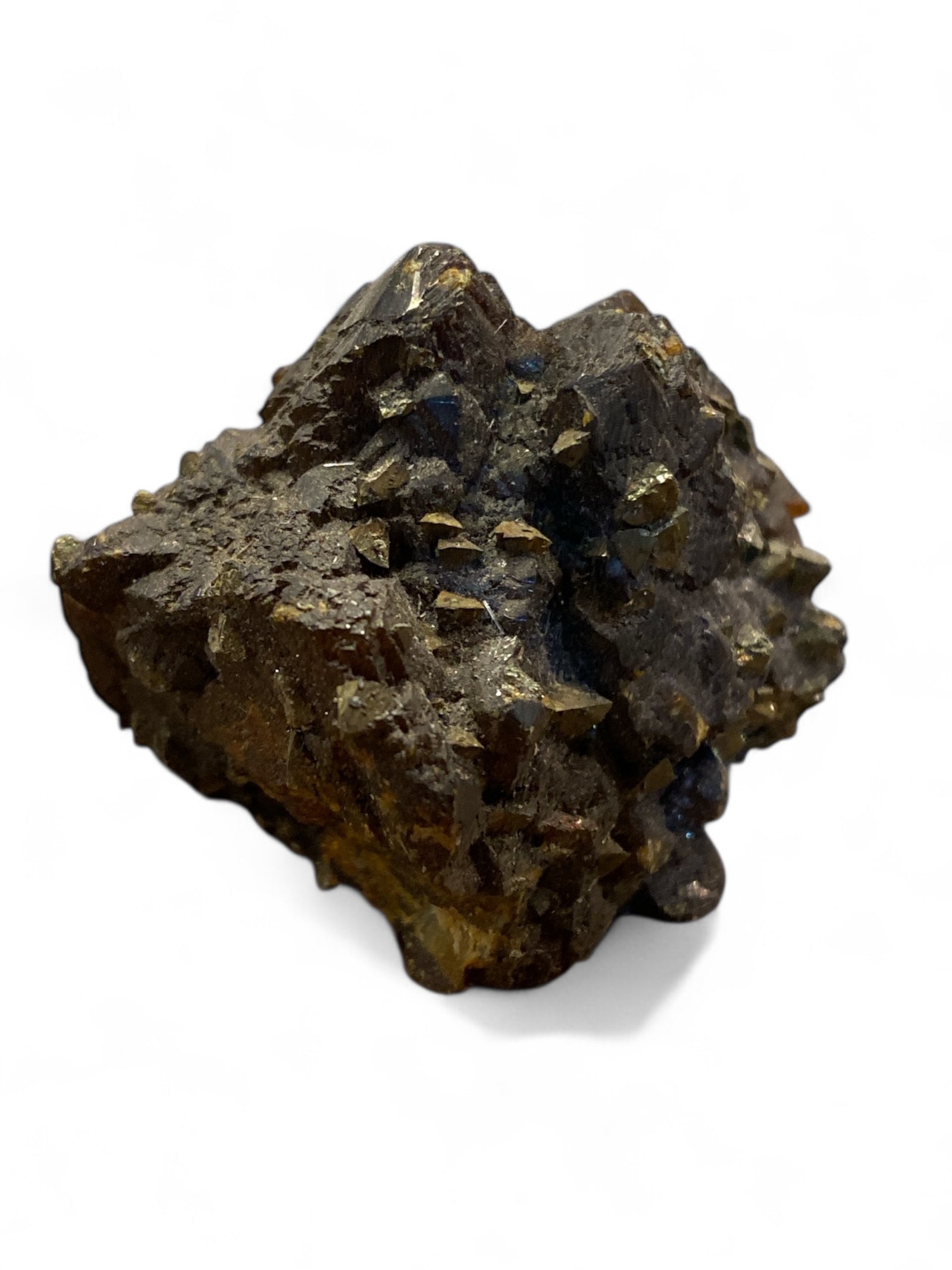 Sphalerite and Chalcopyrite in White Box