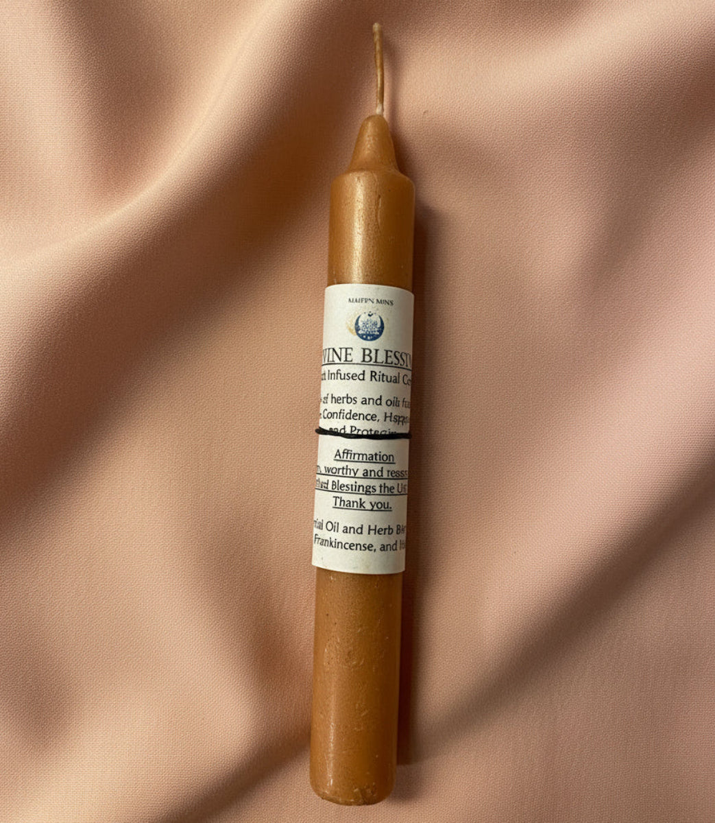 Divine Blessings - Intention Candle by Maiden Minx