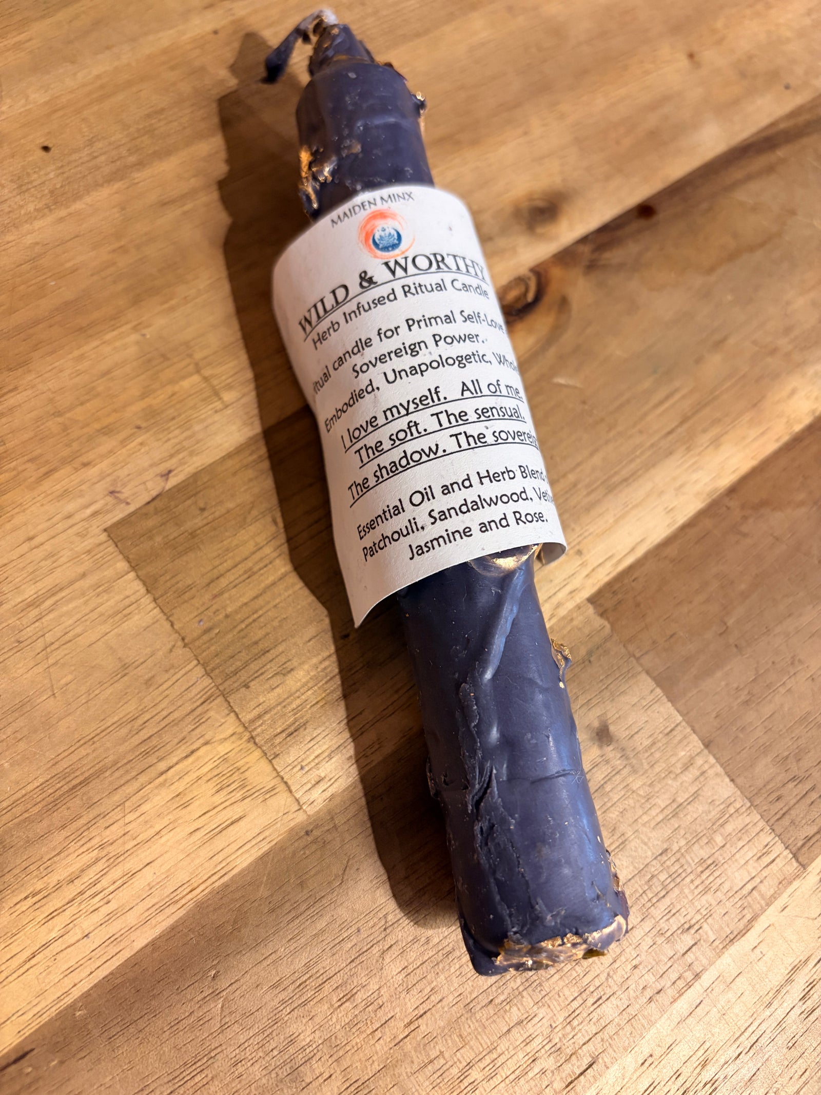 Wild & Worthy - Intention Candle by Maiden Minx