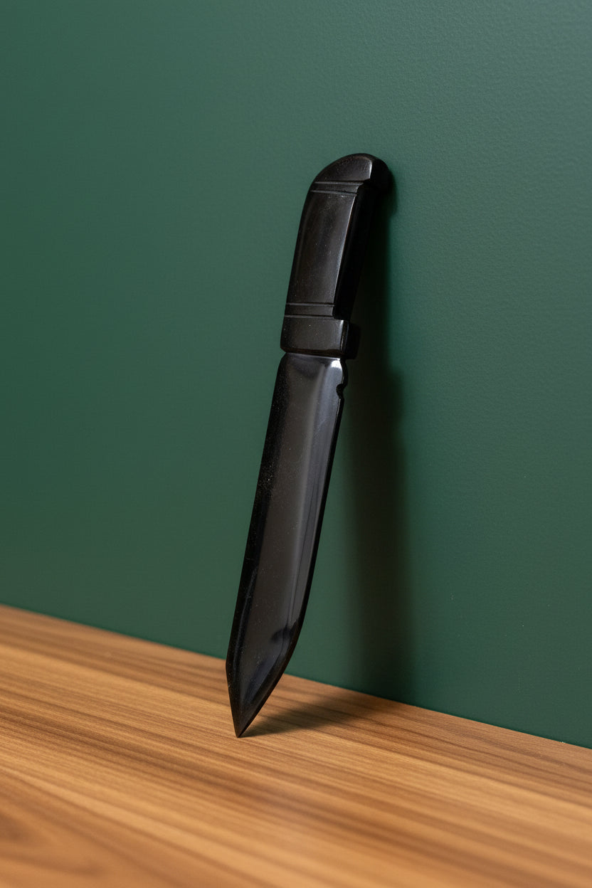 Gold Sheen Obsidian Athame