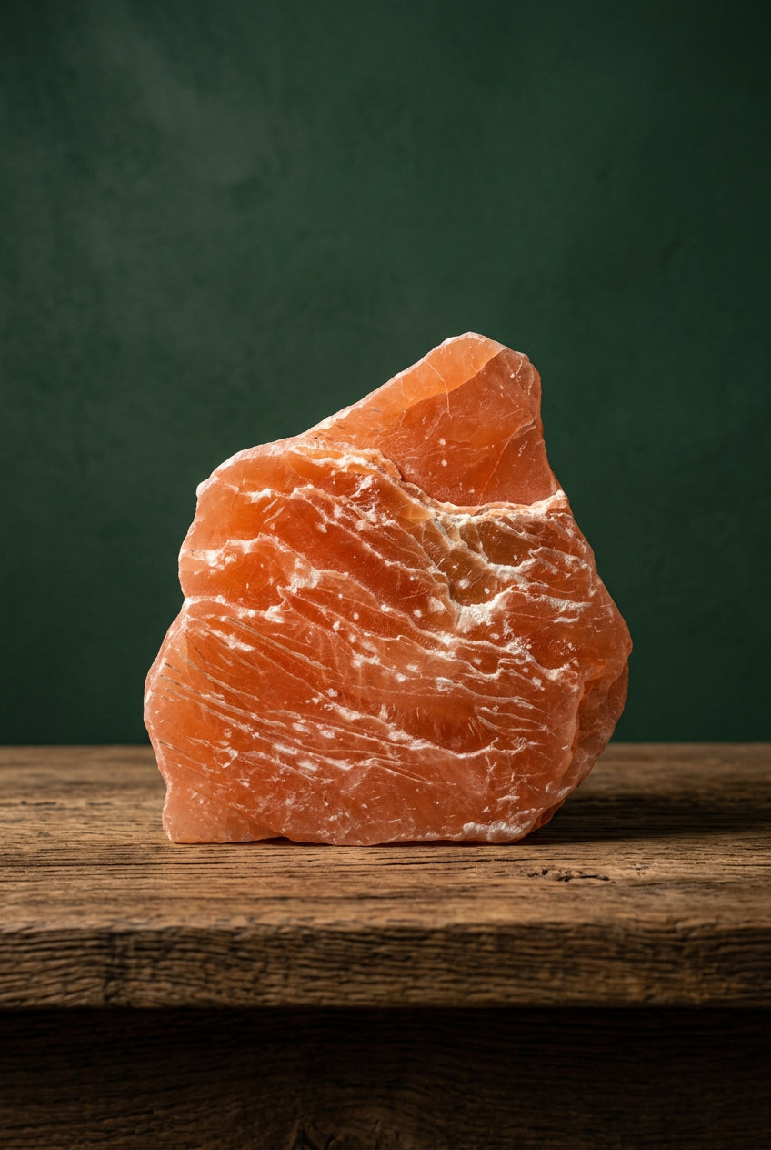 Orange Selenite Specimen