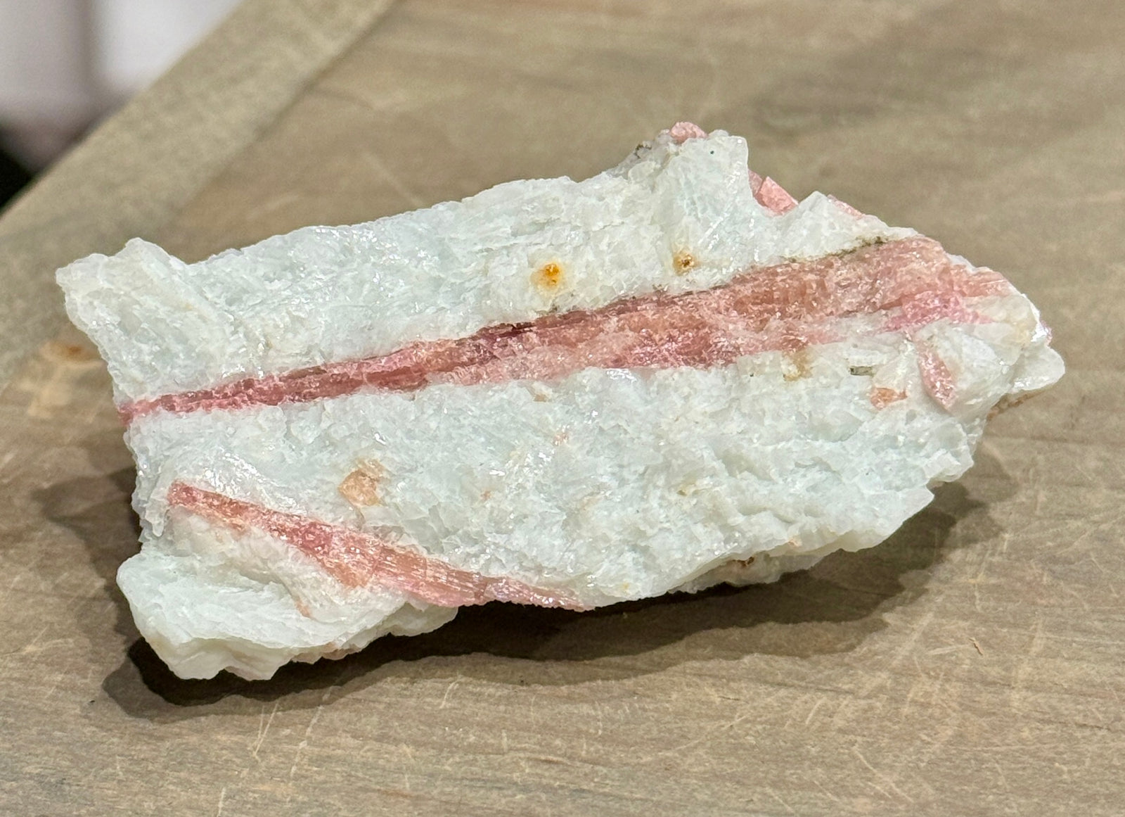 Pink Tourmaline in Quartz Specimen
