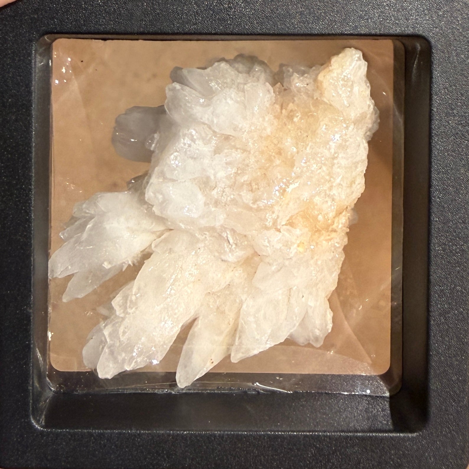 White Aragonite Clusters