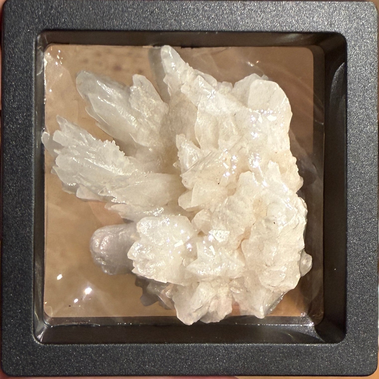 White Aragonite Clusters