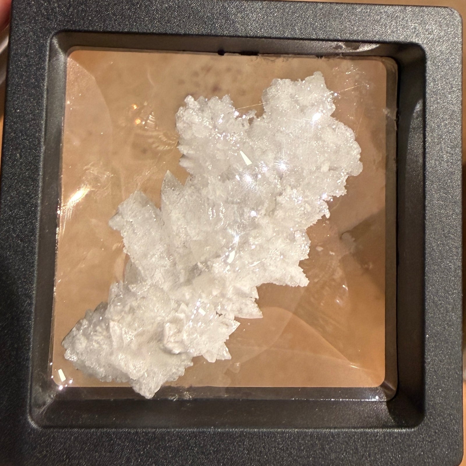 White Aragonite Clusters