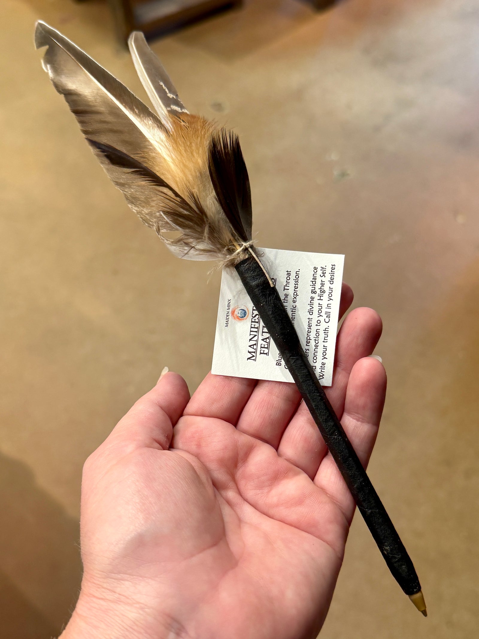 Manifestation Feather Pen by Maiden Minx