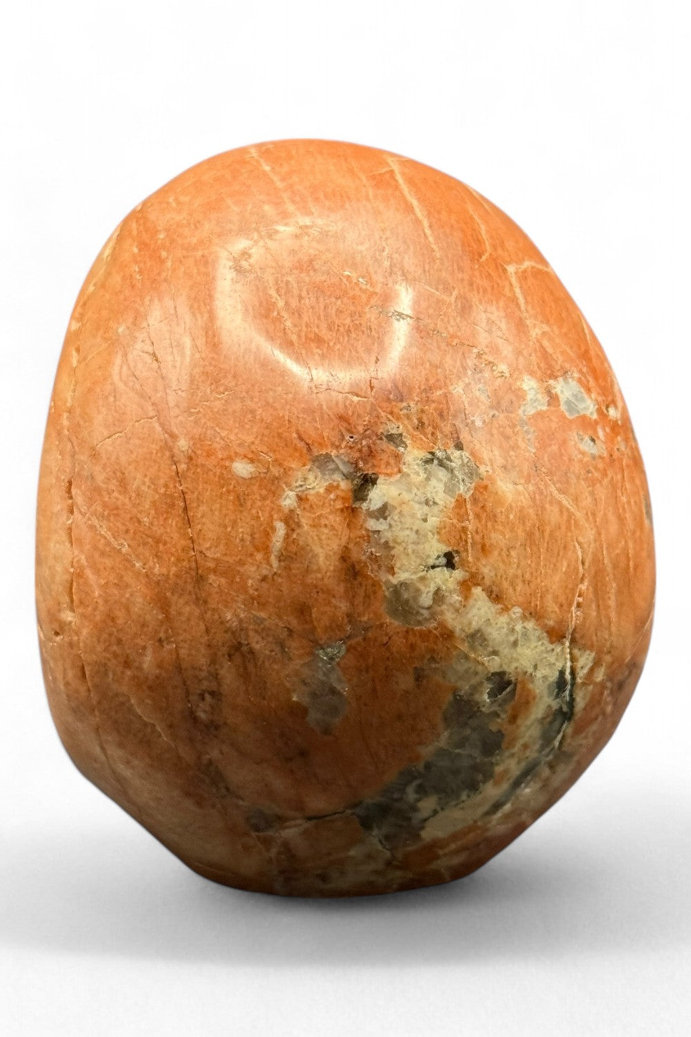 Crystal Skull Peach Moonstone