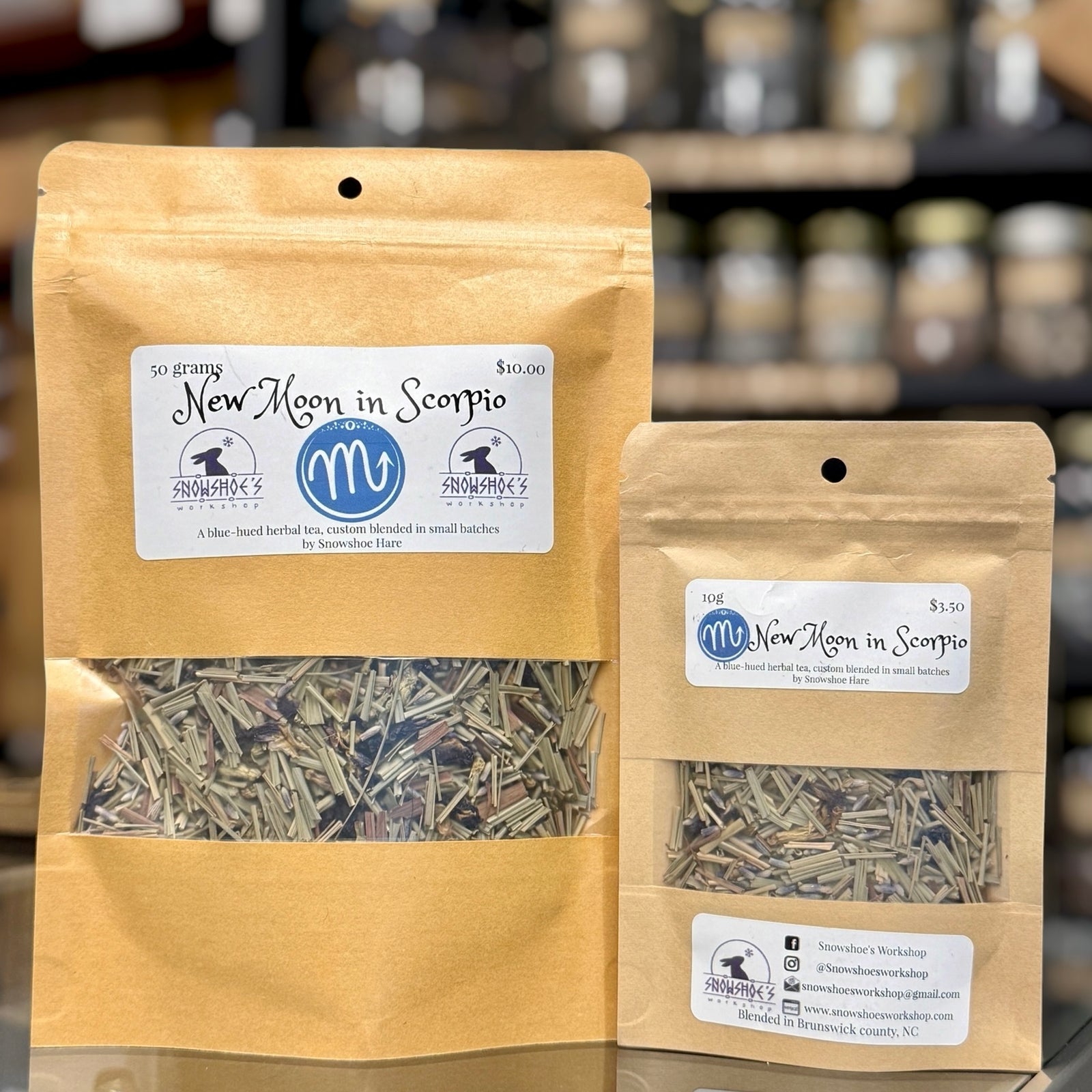 New Moon in Scorpio, Herbal Tea Blend