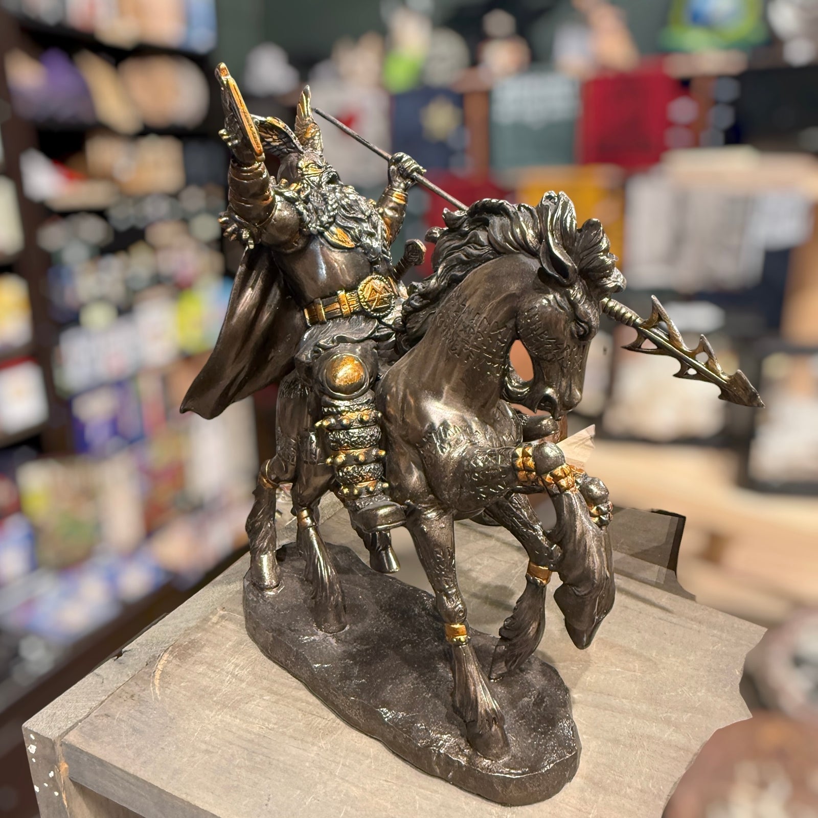 Odin on Horse Statue