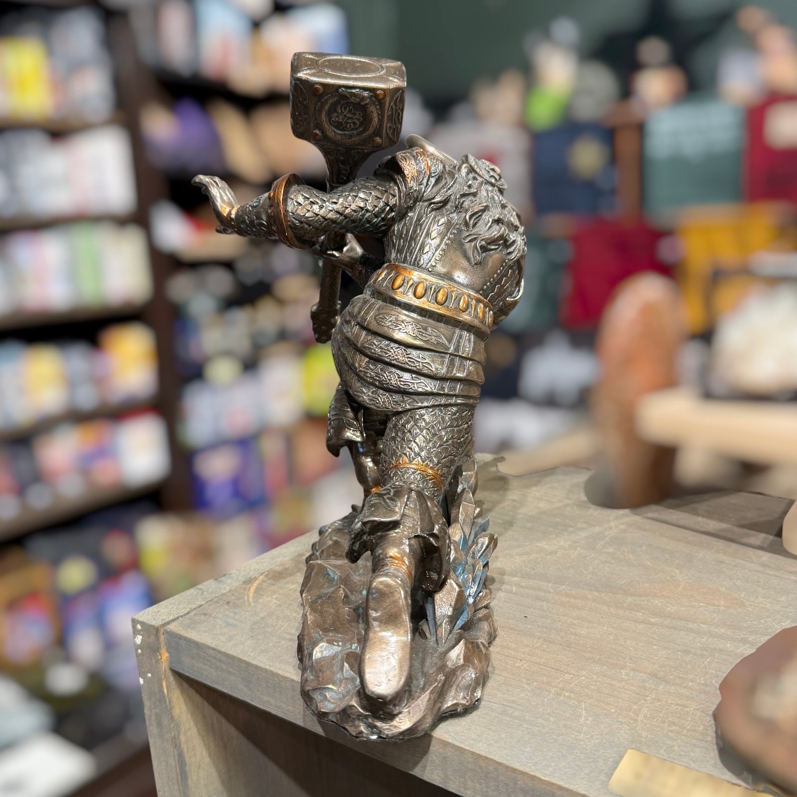 Thor With Hammer Statue