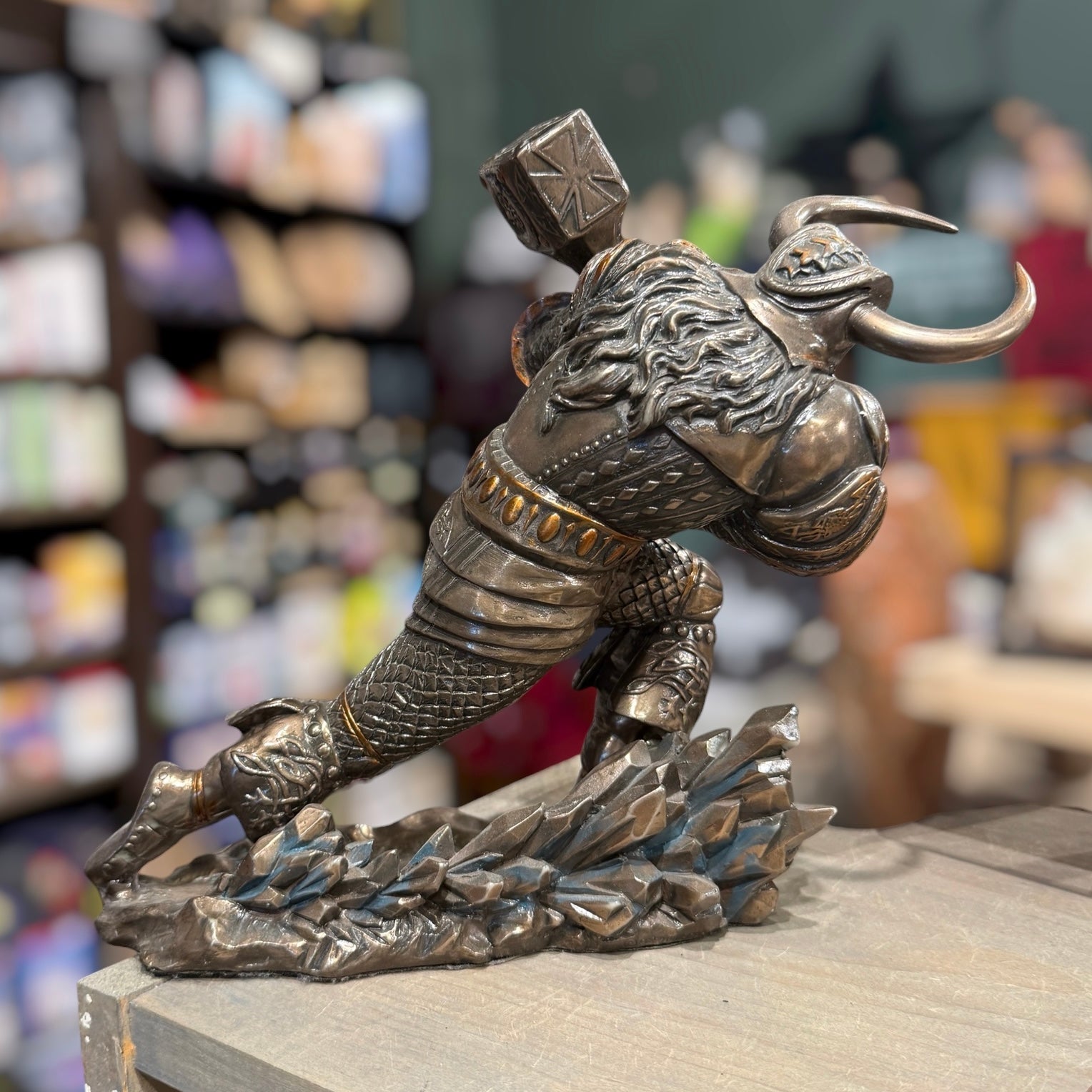 Thor With Hammer Statue