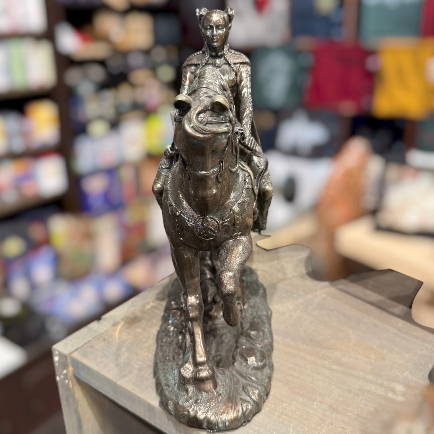 Rhiannon Riding Horse Statue