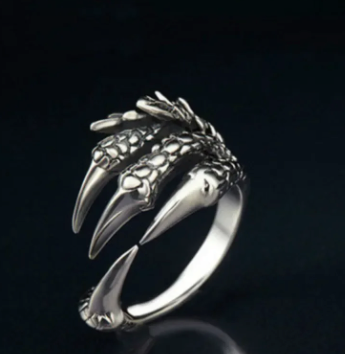 Dragon Claw Adjustable Stainless Steel Ring