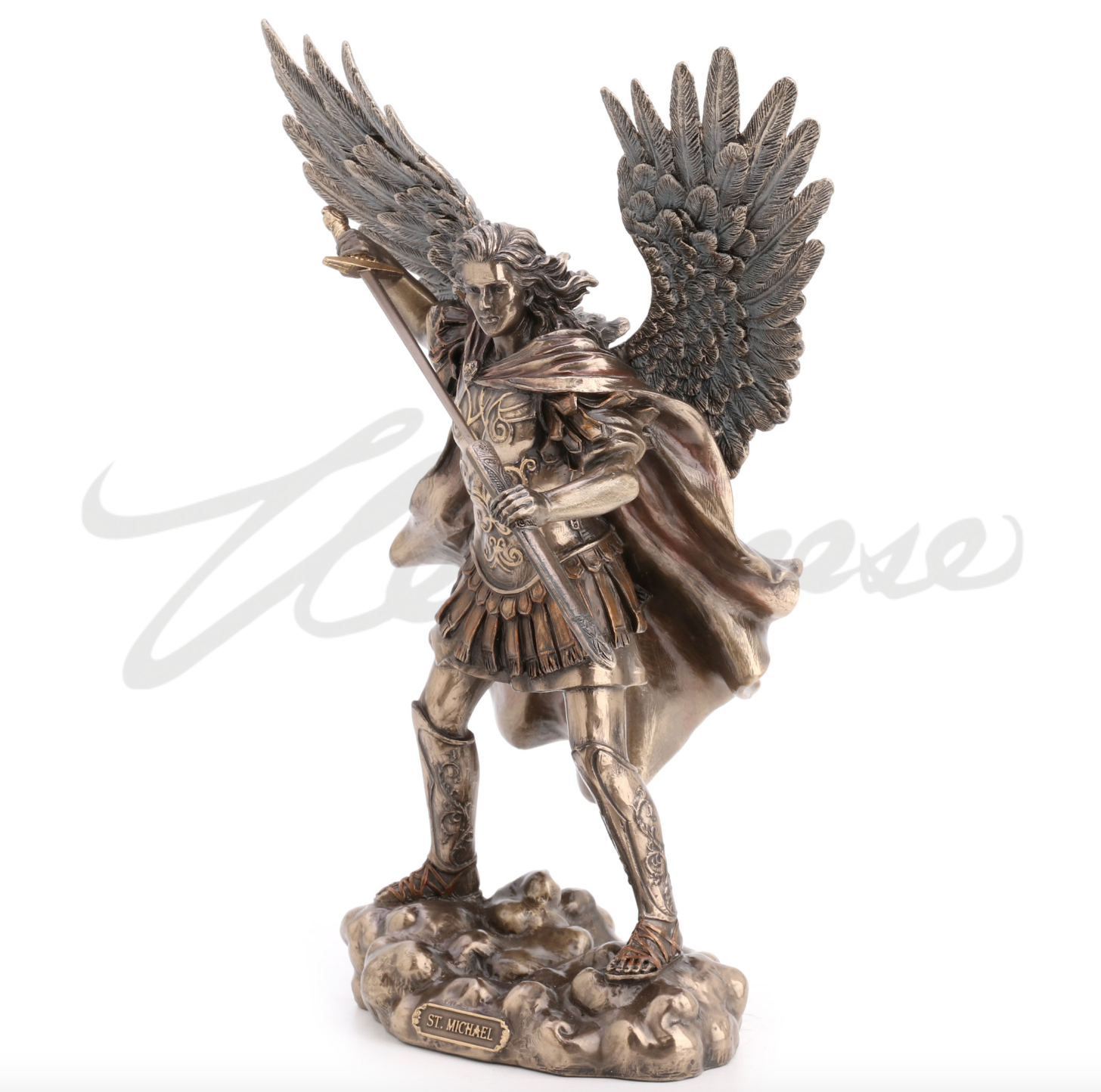 Archangel Saint Michael Unsheathing The Sword Statue