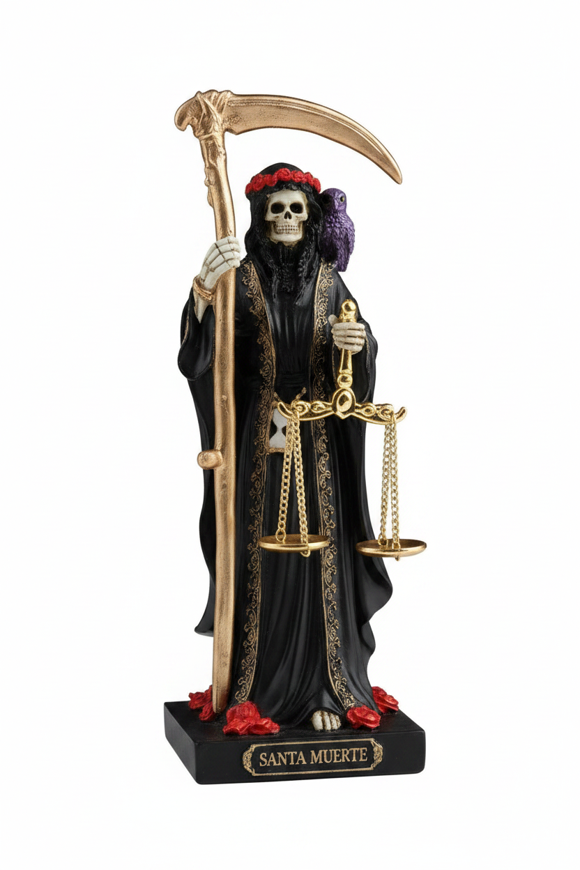 Lil' Santa Muerte Statue Color Robe