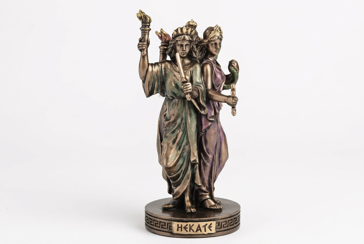 Lil' Hecate Triple Goddess Statue
