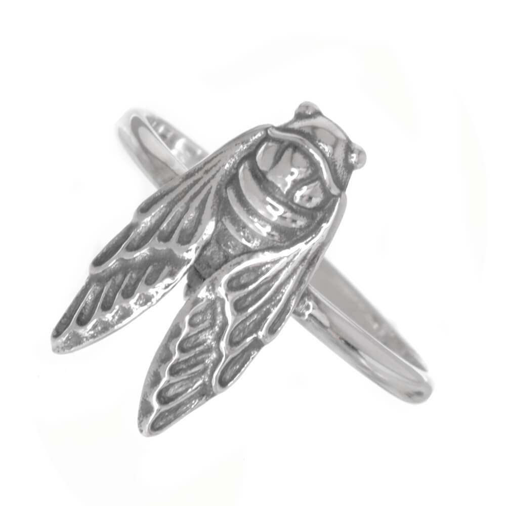 Sterling Silver Cicada Ring