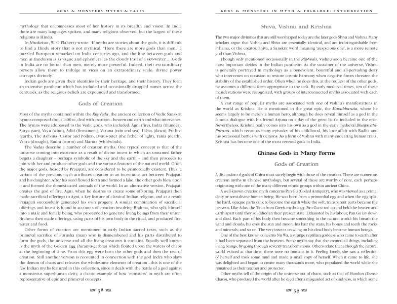 Gods & Monsters, Myths & Tales