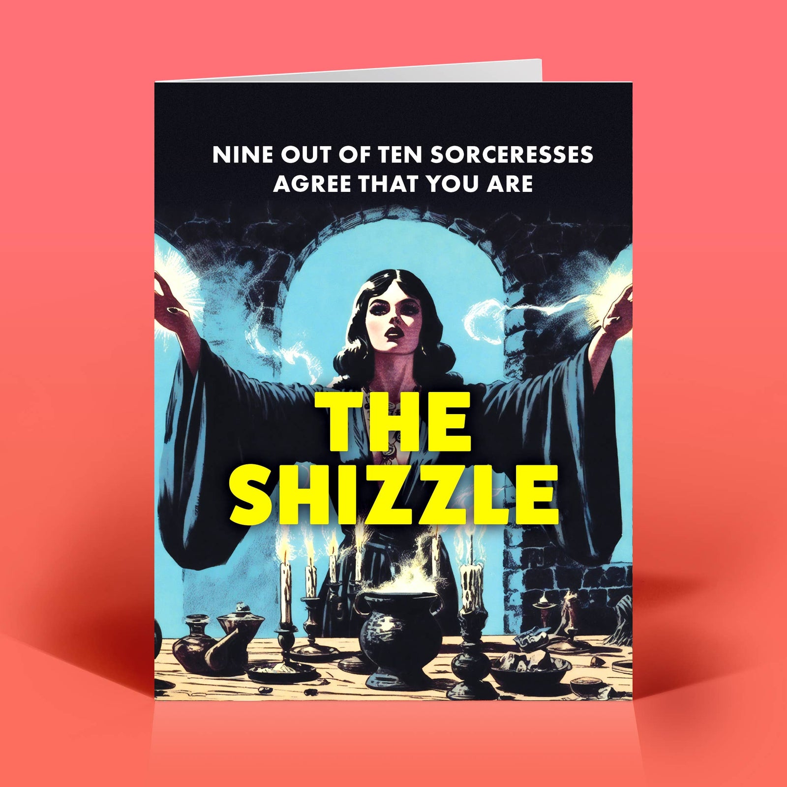 Funny Everyday Card – THE SHIZZLE – Retro Quirky Humor