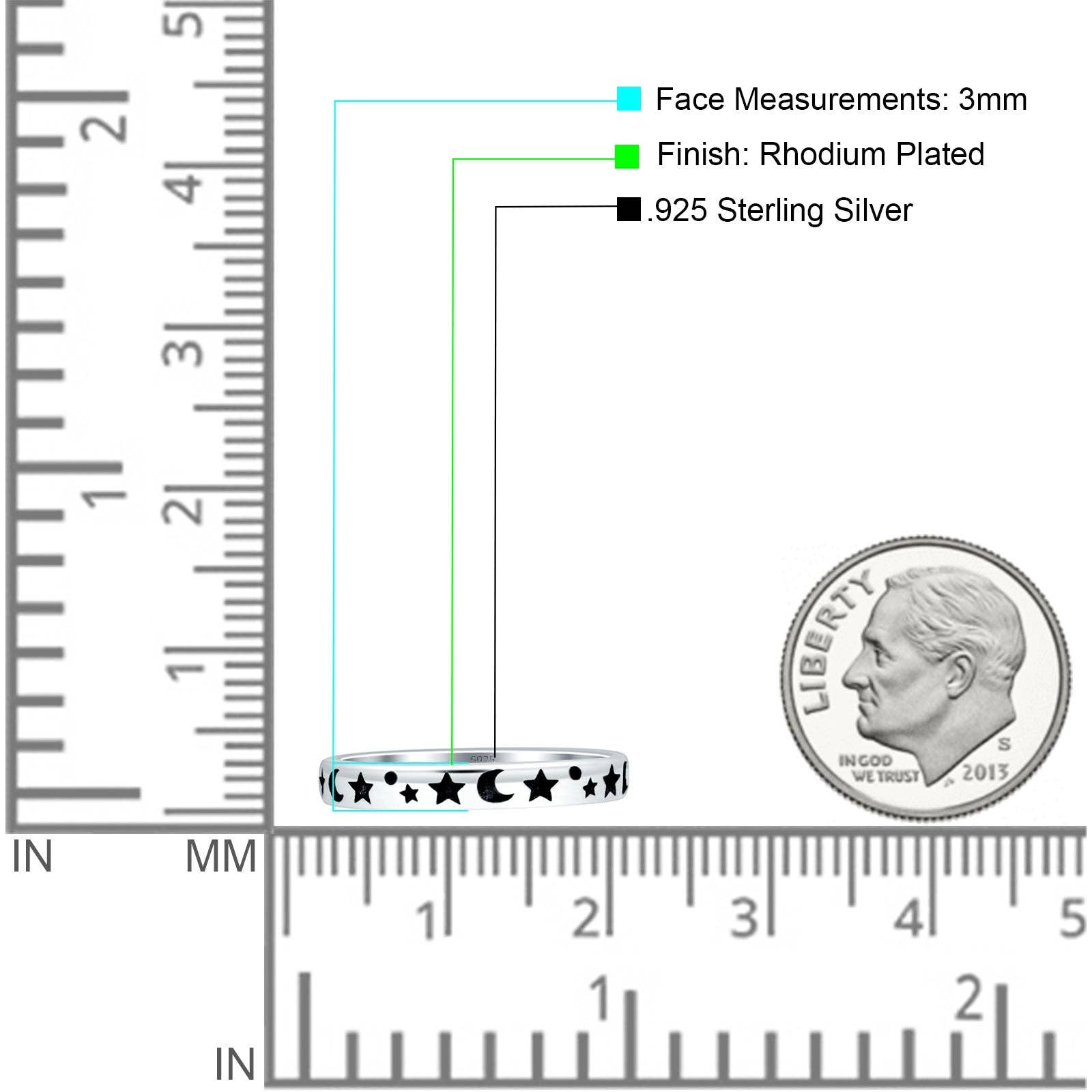 Celestial Moon Star Ring Wholesale