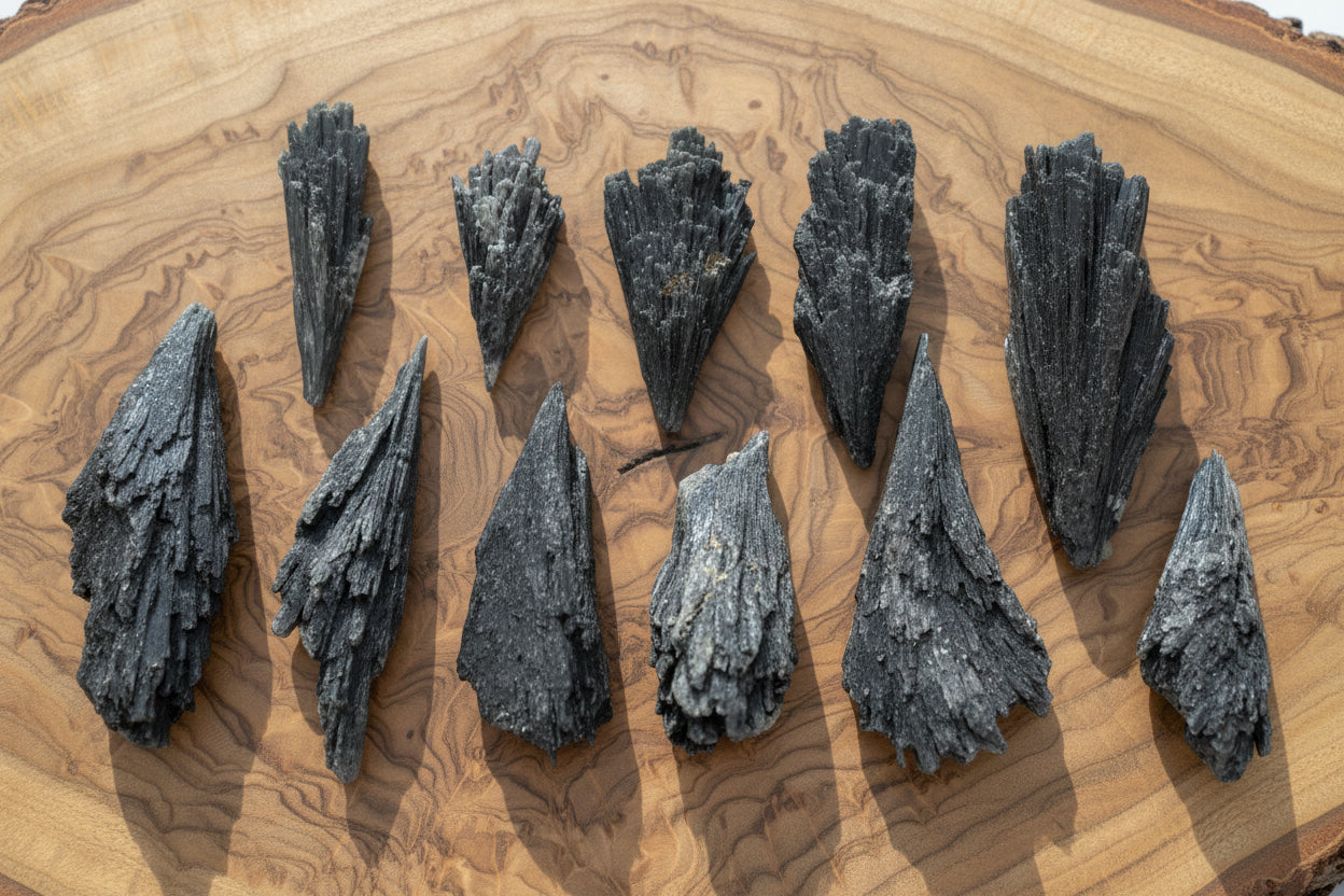 Black Kyanite Blades