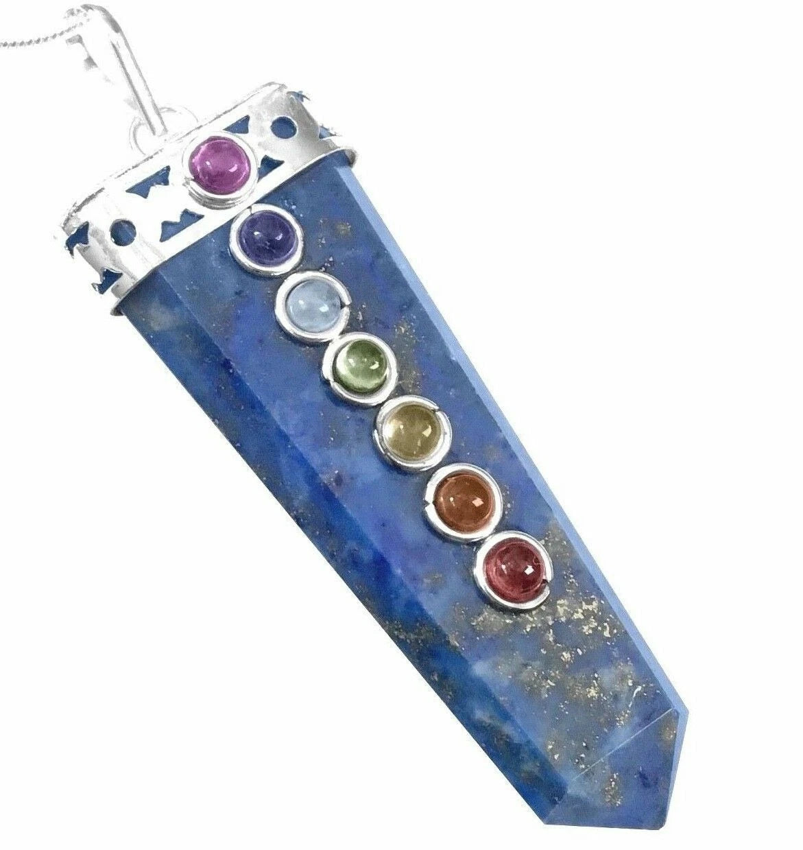 Lapis Chakra Pendant Necklace