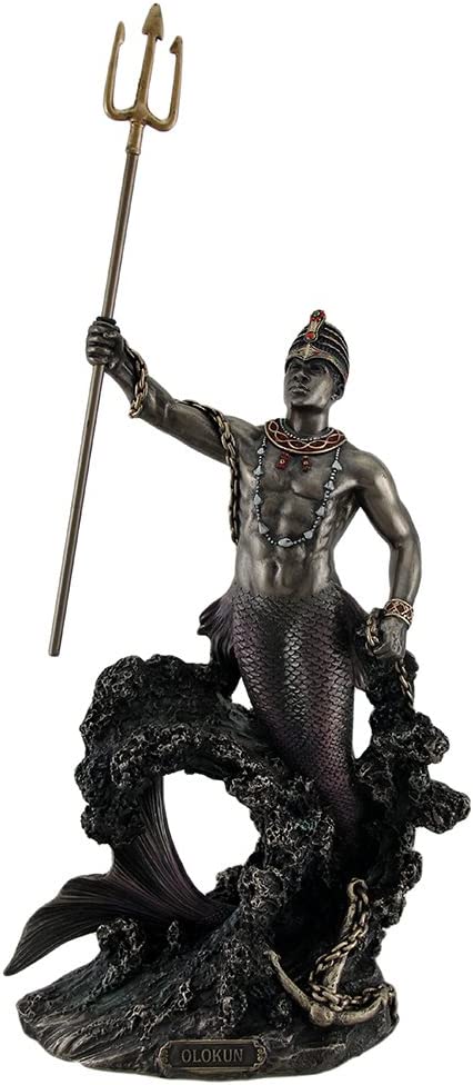 Olokun Bronze Statue