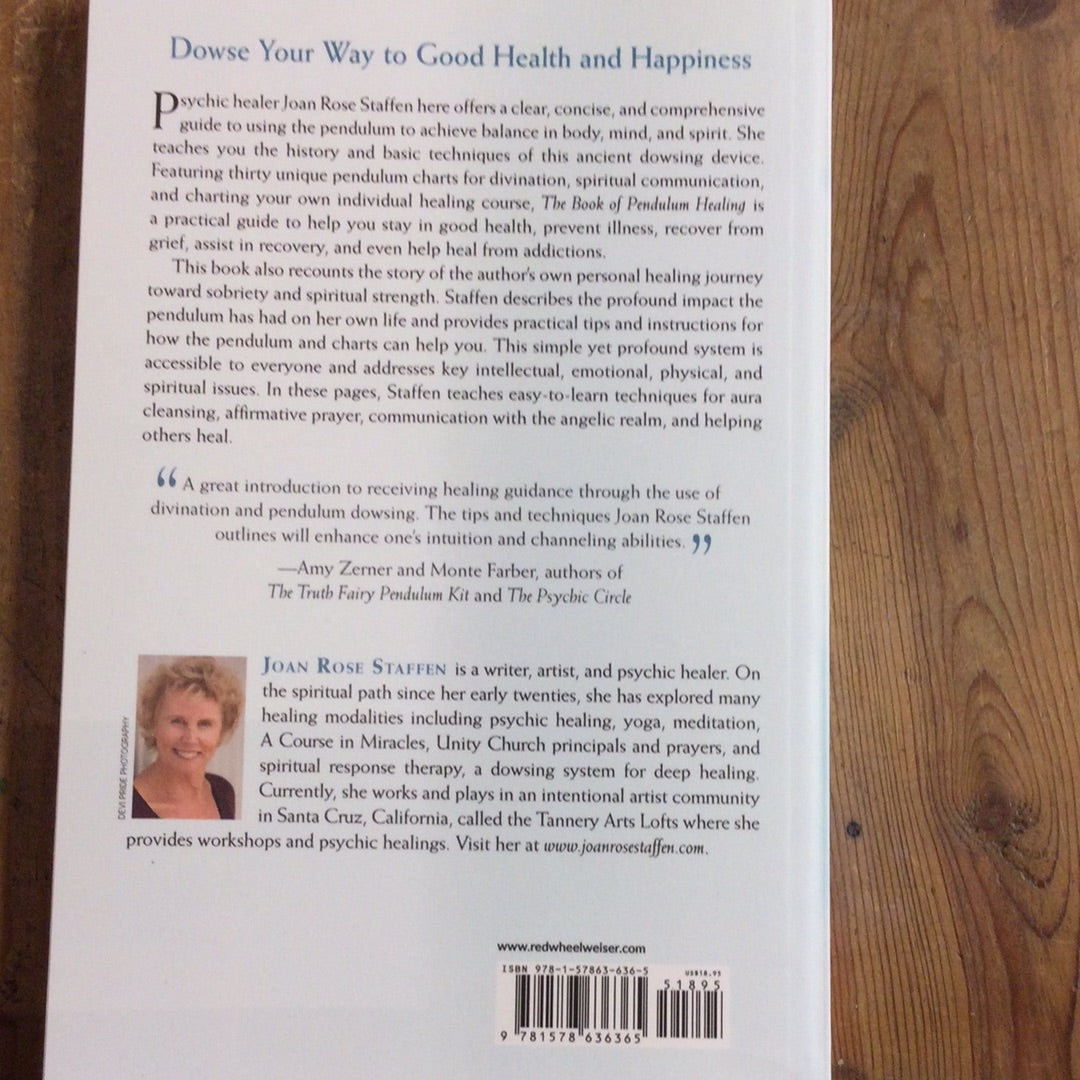 Book of Pendulum Healing - Joan Rose Staffen