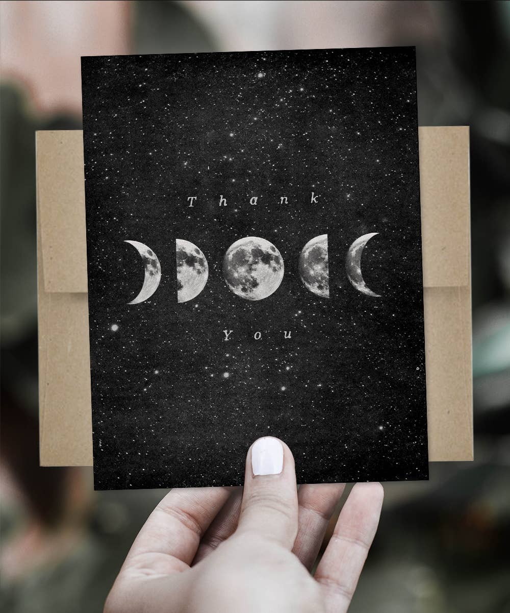 Thank You Moon Phase Card