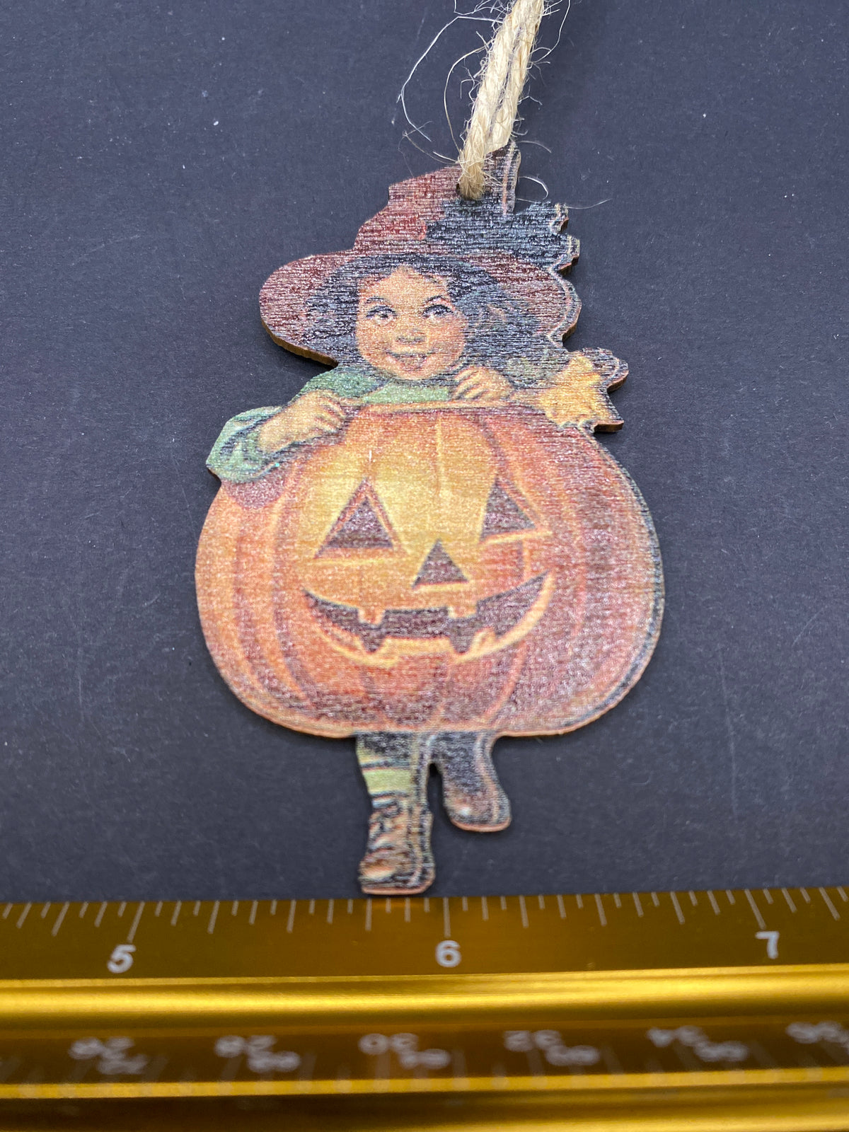 Creepy Children Wooden Ornament