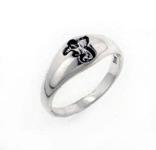 Small Sterling Silver 6mm Engraved Dragon Band Ring