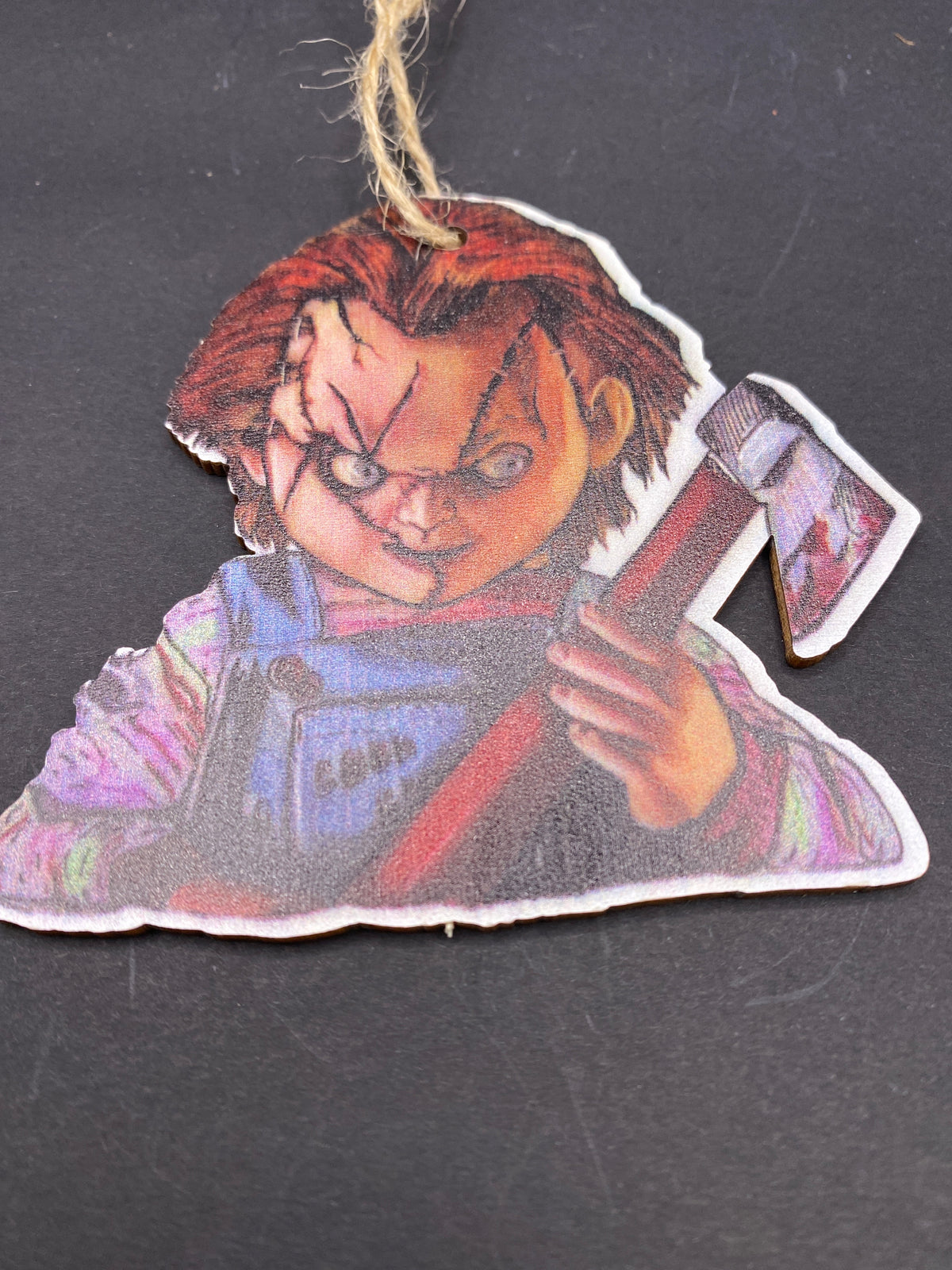 Wooden Horror Icon Ornament