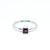 Garnet Sterling Silver Ring 925
