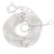 Italian 1mm Sterling Silver Box Link Chain Necklace
