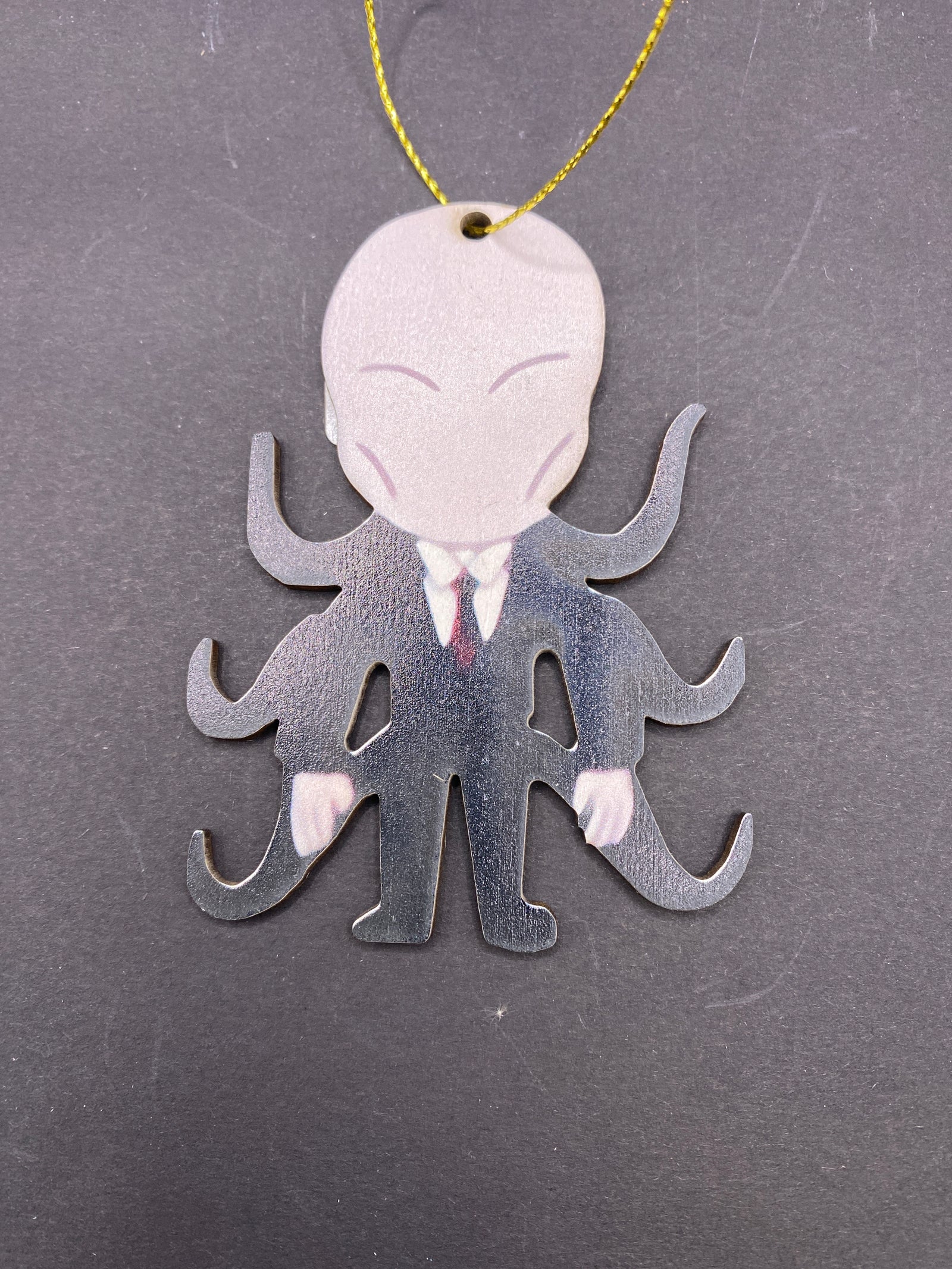 Wooden Horror Icon Ornament