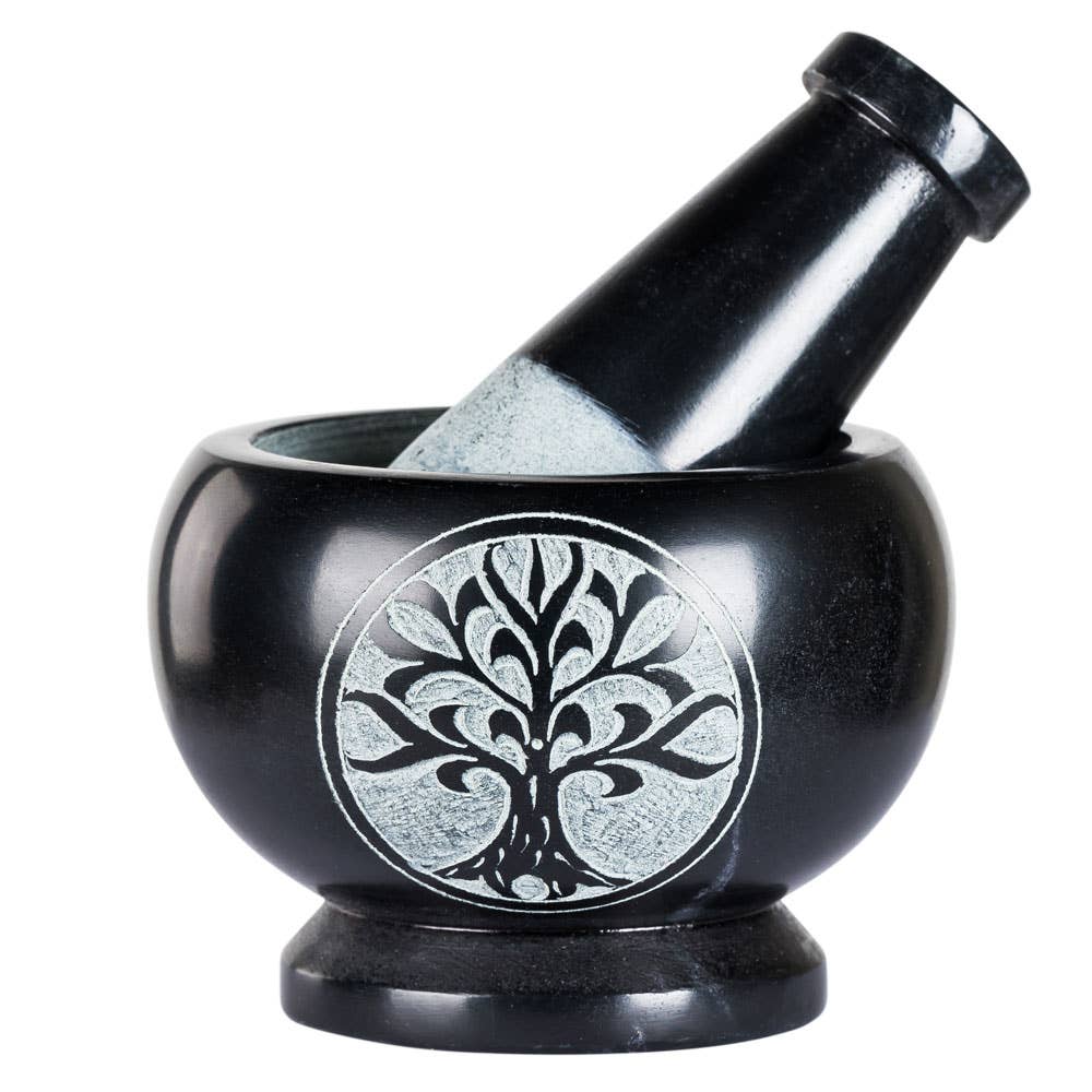 TREE OF LIFE MORTAR &amp; PESTLE