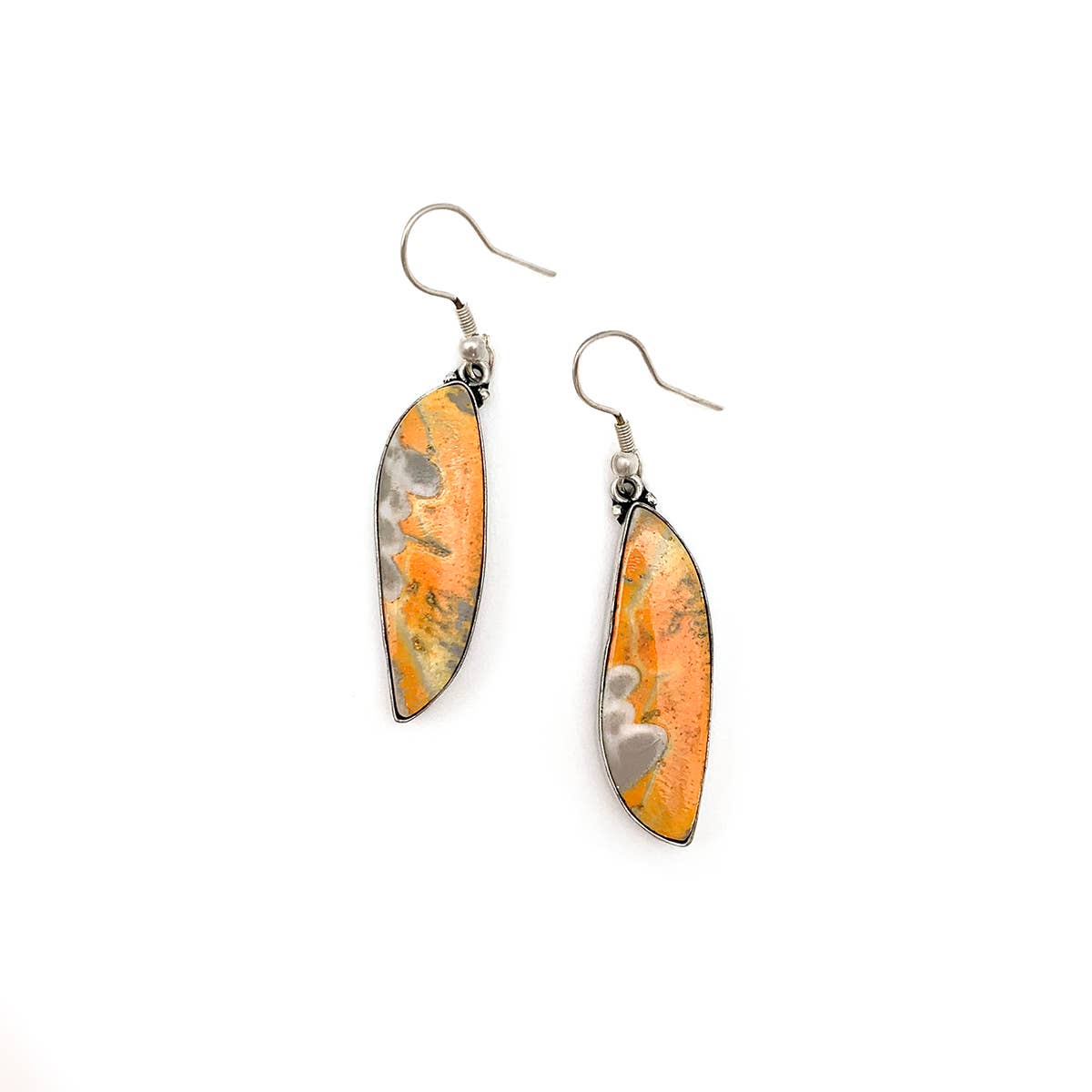Kashi Semiprecious Stone Earrings - Bumblebee Jasper